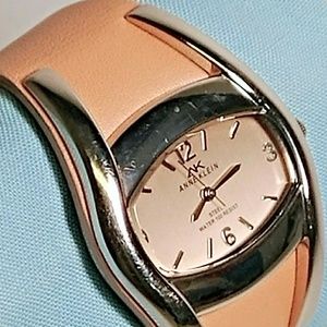 Anne Klein Watch Two Tone Pink/Silver